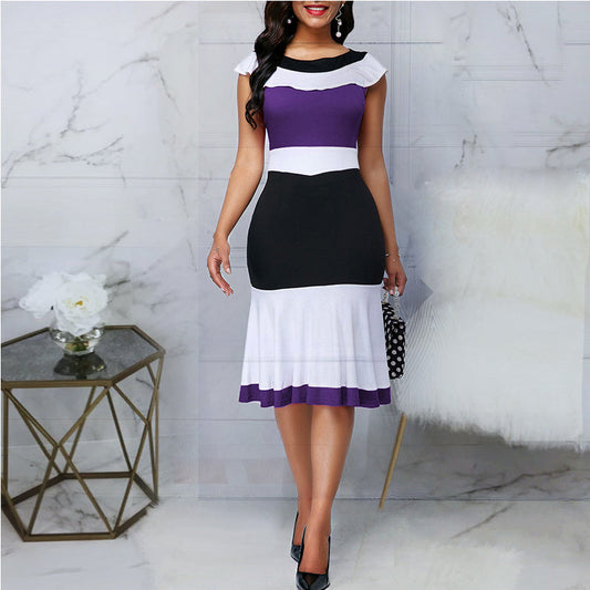 Chic Sleeveless Ruffled Dress