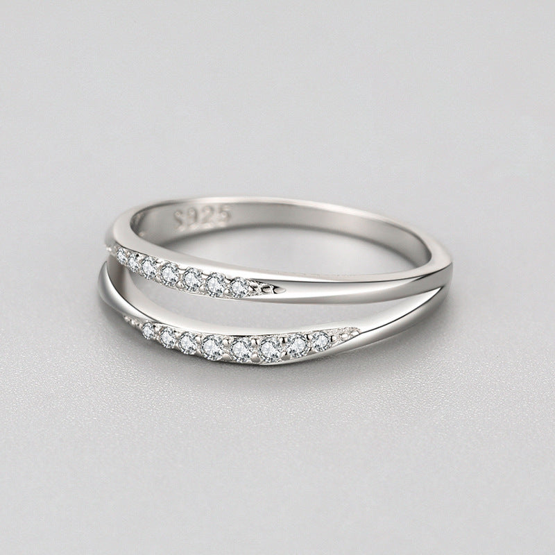 Women’s Sterling S925 Silver Dimond Ring
