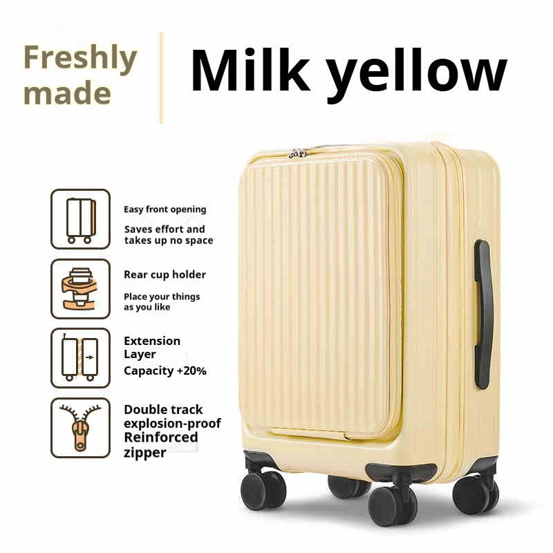 Expandable Multi Lever 20-Inch Suitcase