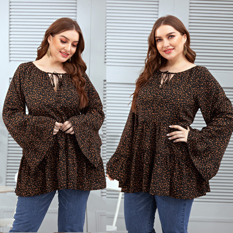 Trendy Loose Leopard Dress