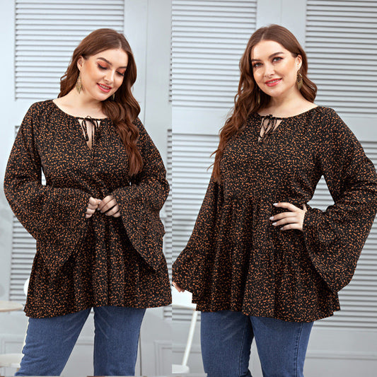 Trendy Loose Leopard Dress