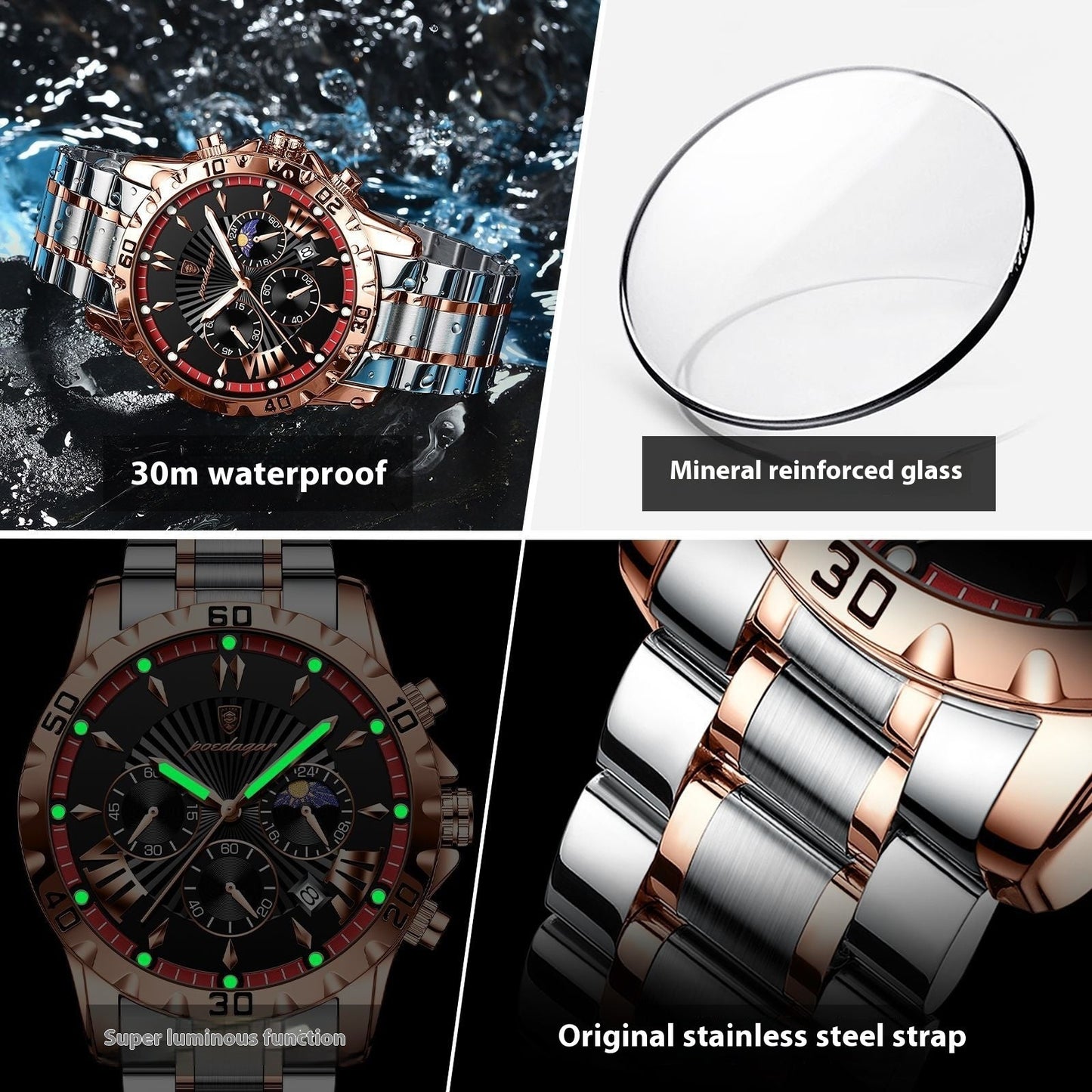Men’s Luminous Quartz Watch
