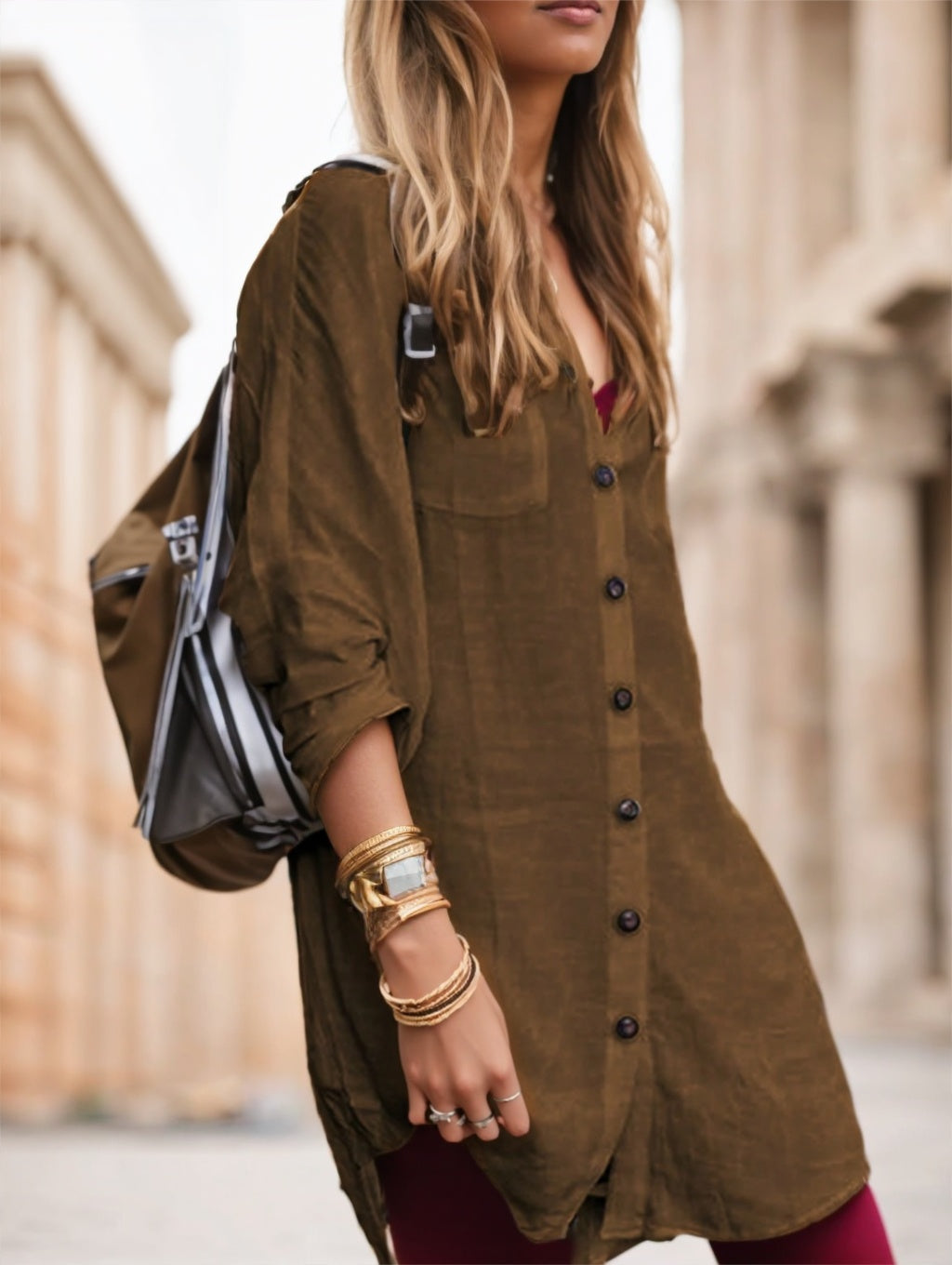 Women’s Classic Button Shirt
