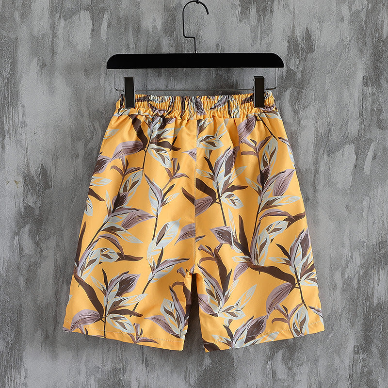 Beach Printed Men's Two-piece Suit