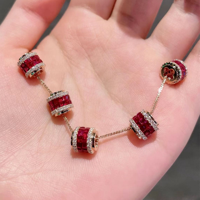 Women’s Fashion Red S925 Silver jewelry