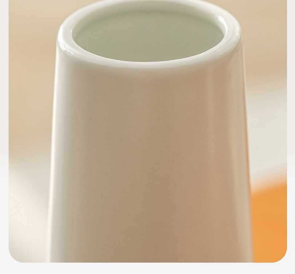 Narrow-Mouth Tulip Ceramic Vase