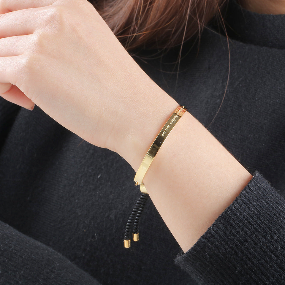S925 Silver Braided Anniversary Bracelet