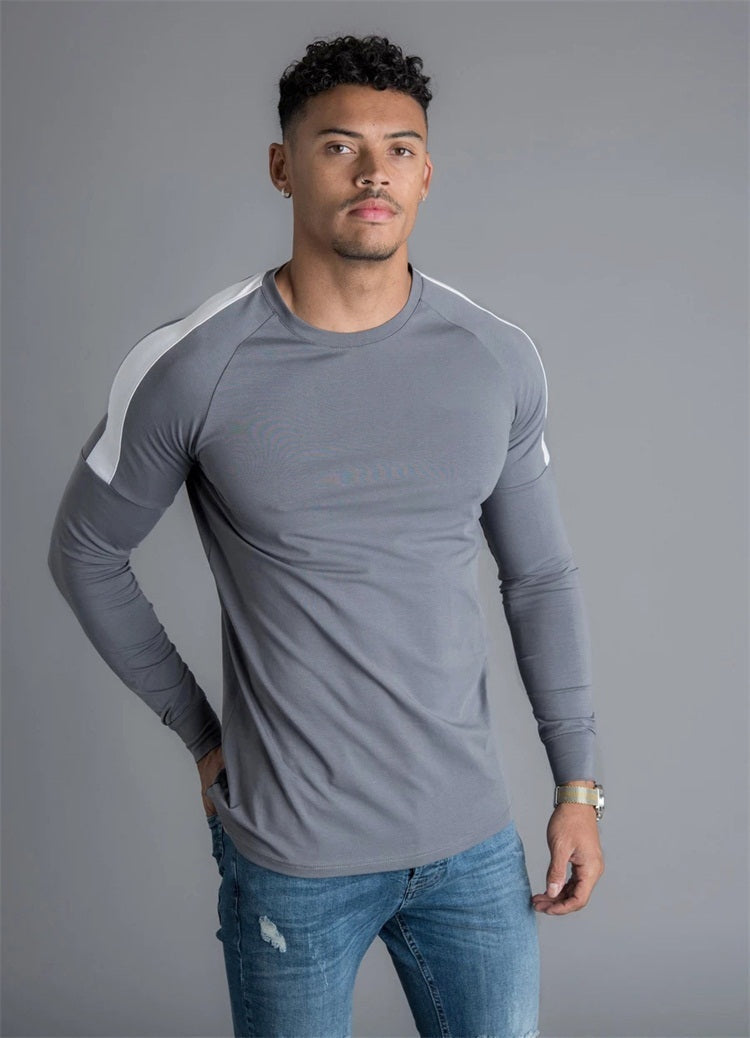 Men's Long Sleeve Bottoming Shirt