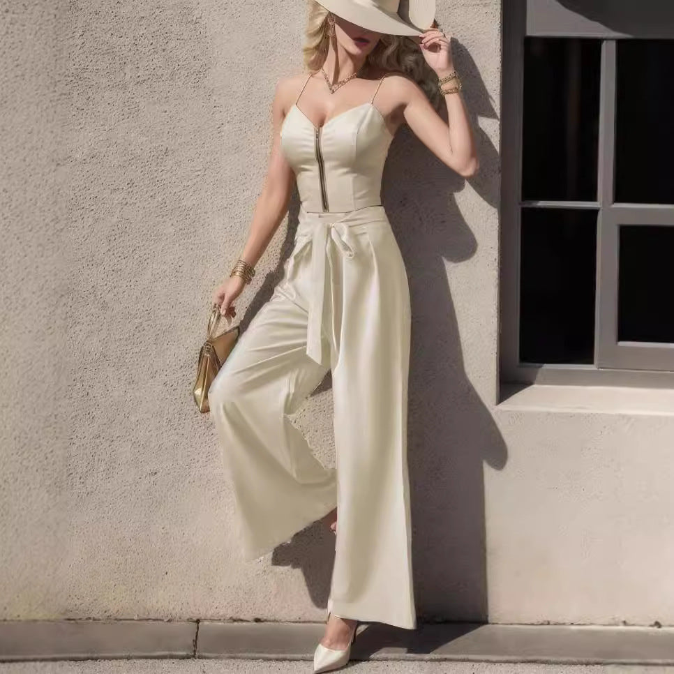 Elegant Tie-Waist Pants