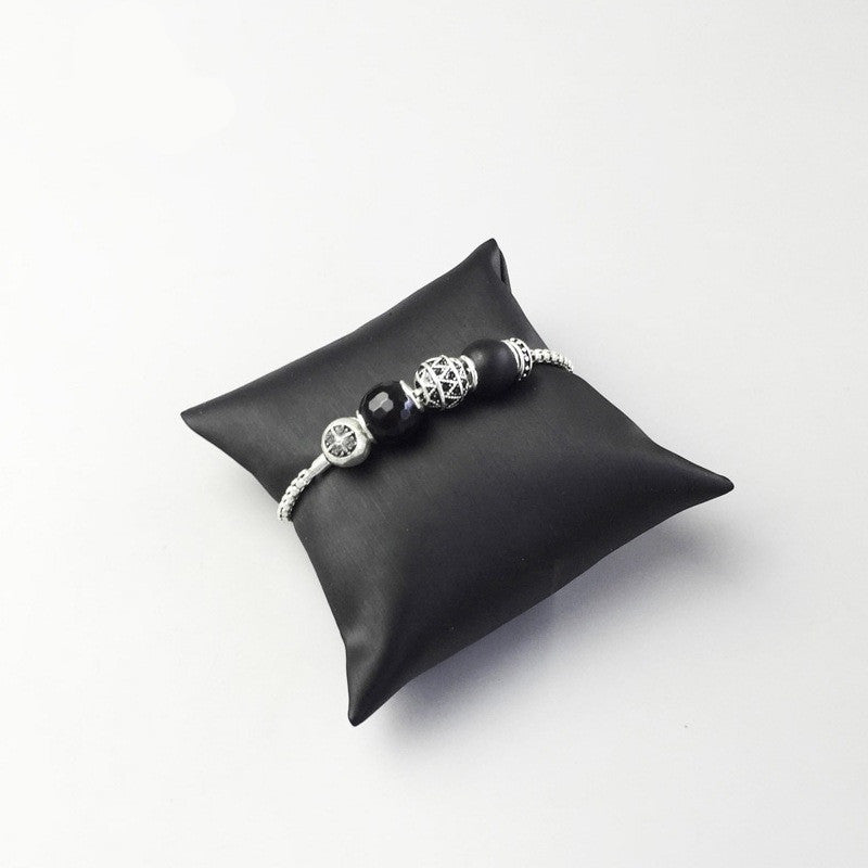 S925 Silver Niche Beaded Bracelet