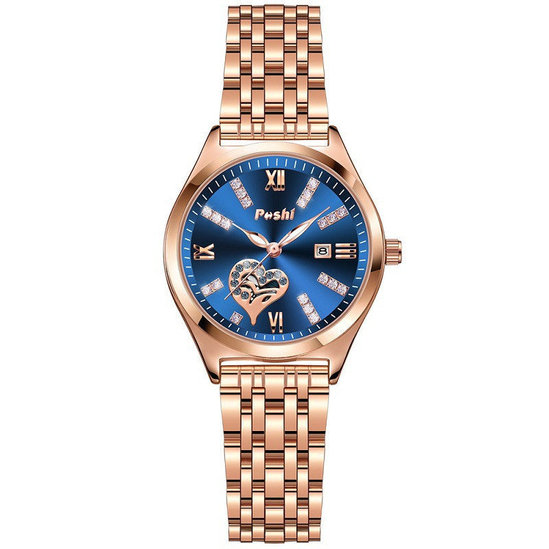 Women’s Waterproof Luminous Calendar Watch