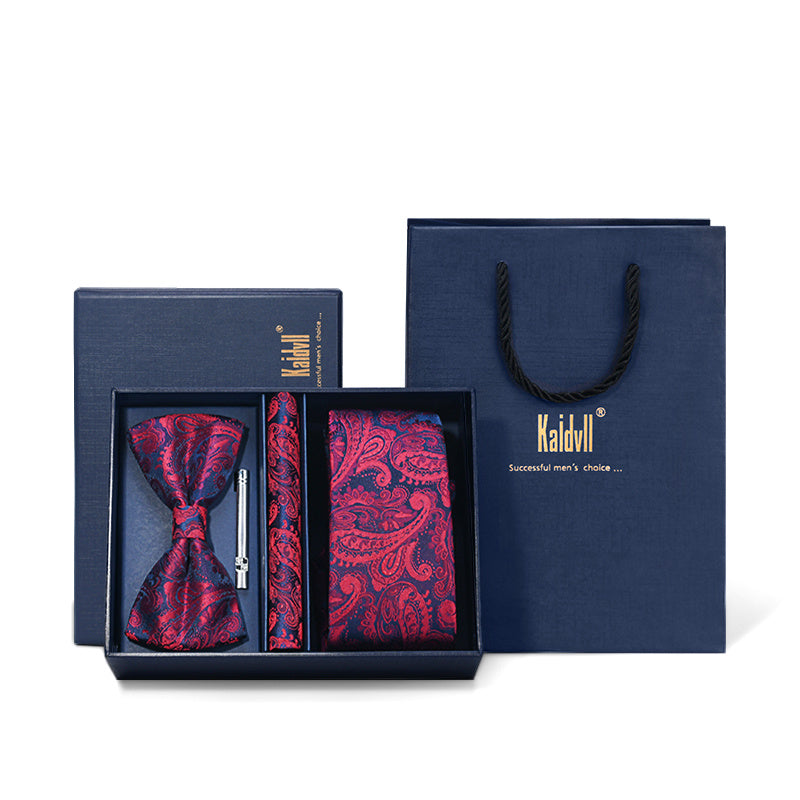 Embroidered Tie Formal Suit Set