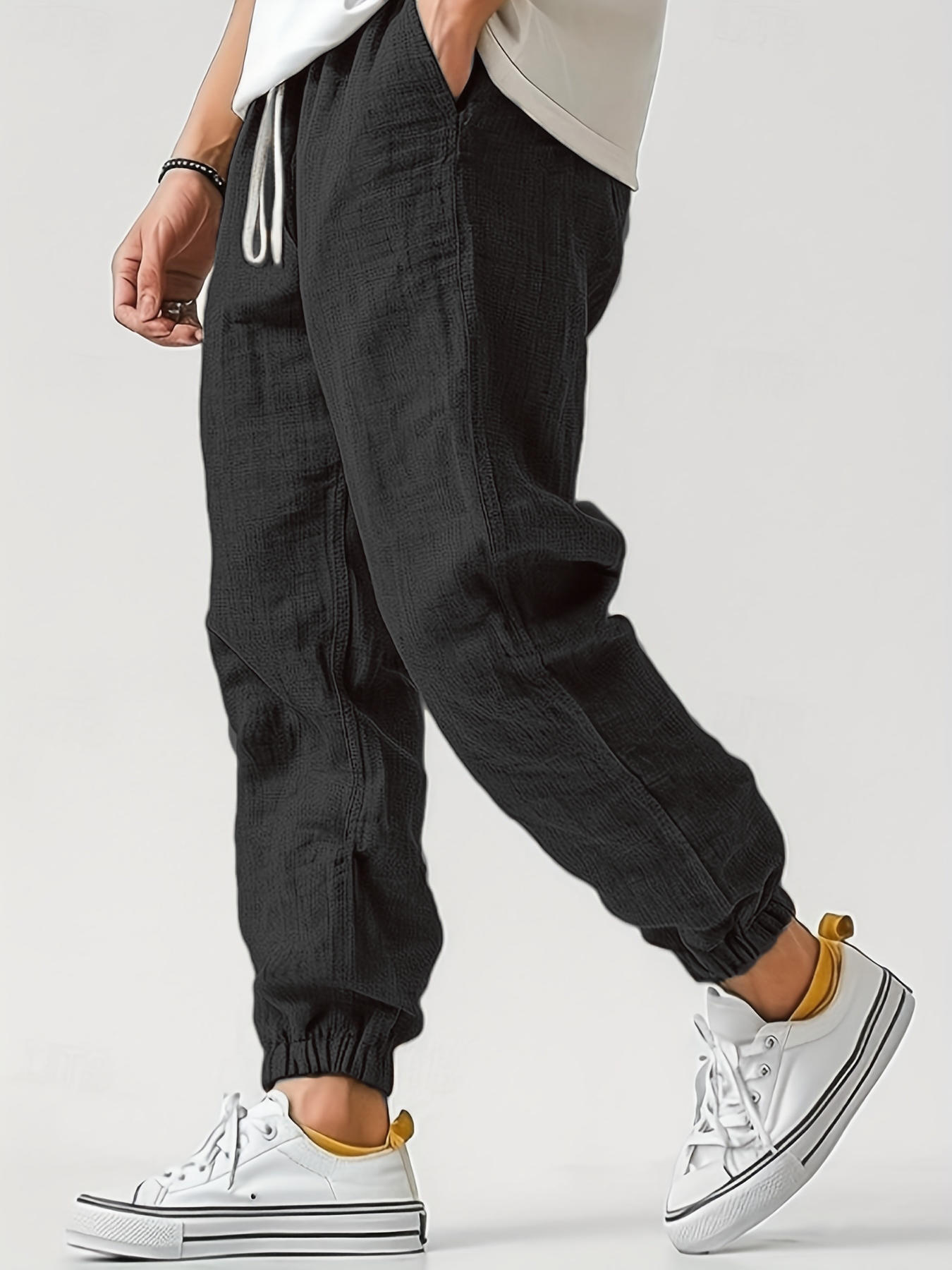 Outdoor Slim Ankle-Tie Sports Pants