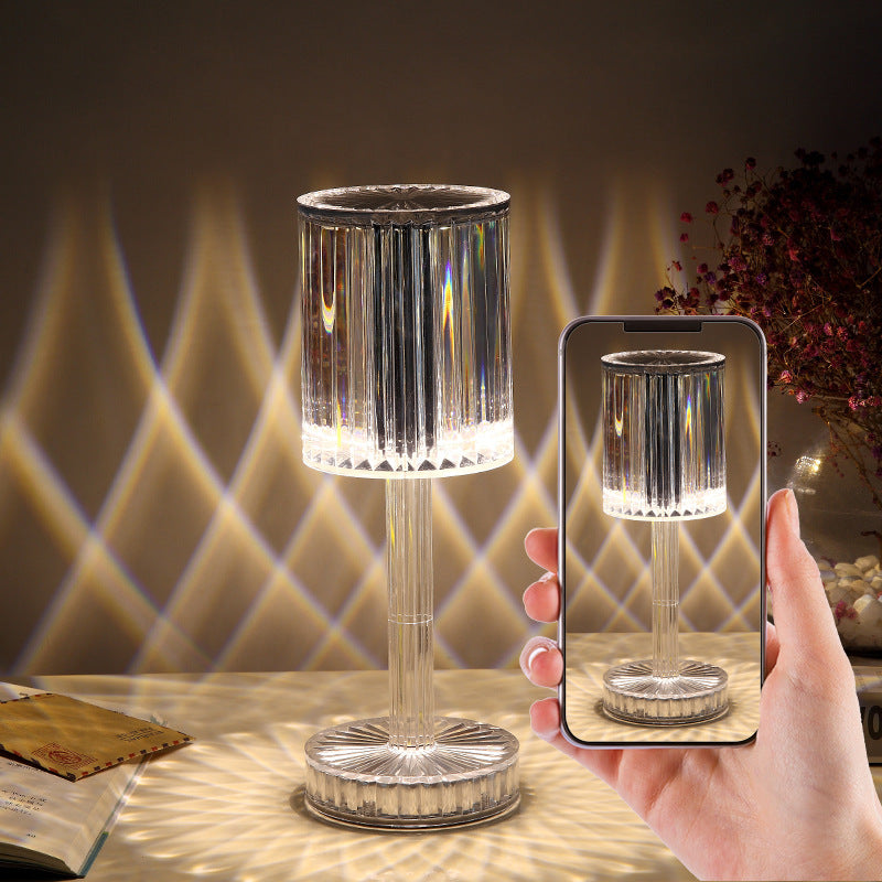 Crystal Diamond Table Lamp — Romantic LED Nightlight