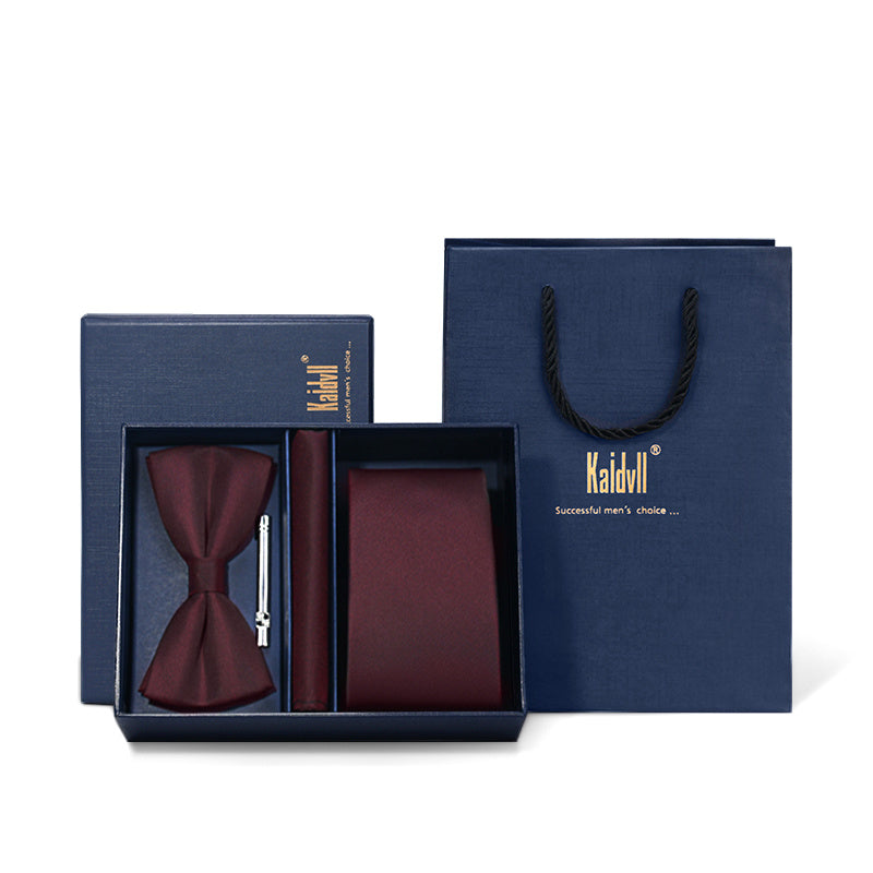 Embroidered Tie Formal Suit Set