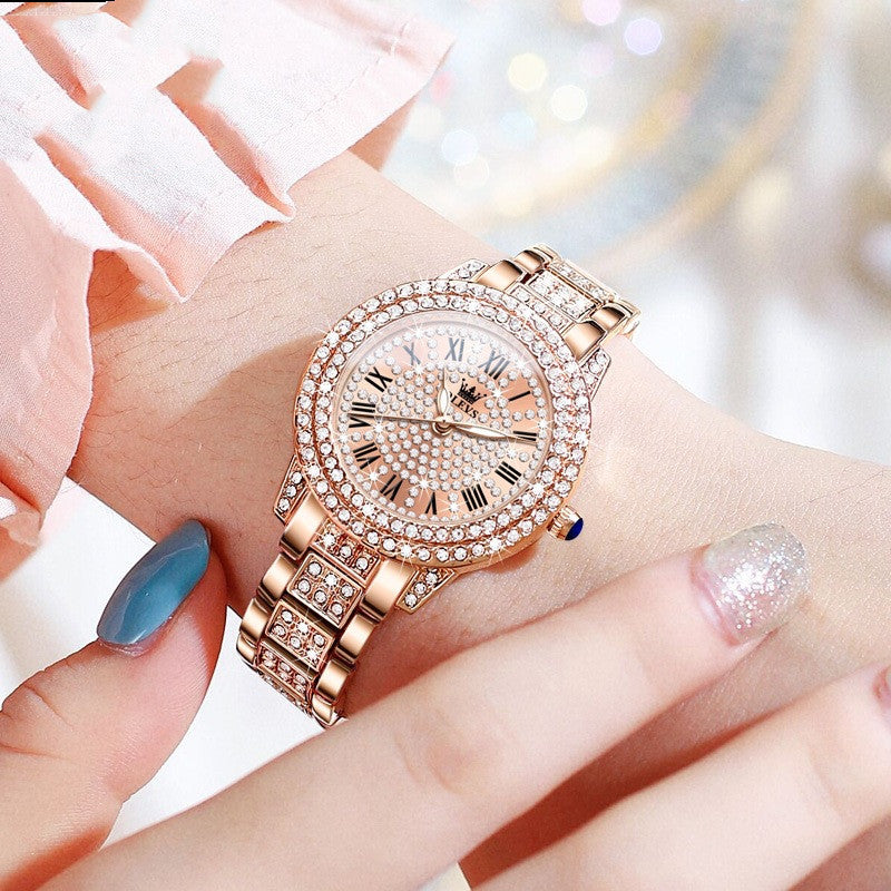 Diamond Trendy Ladies OLEVS Watch