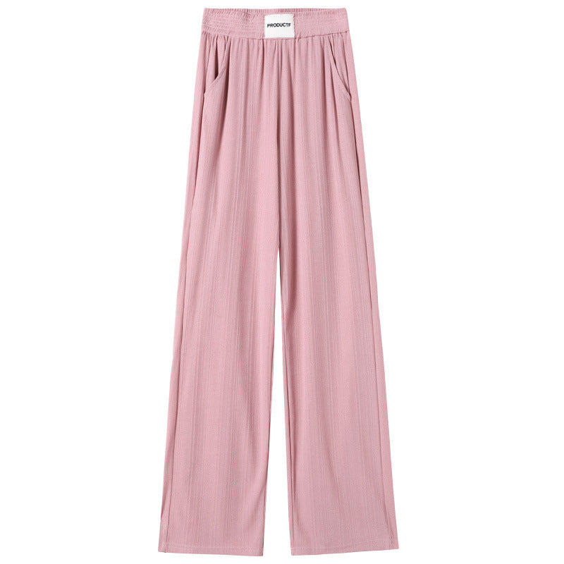 Women's Silk Wide-Leg Pants