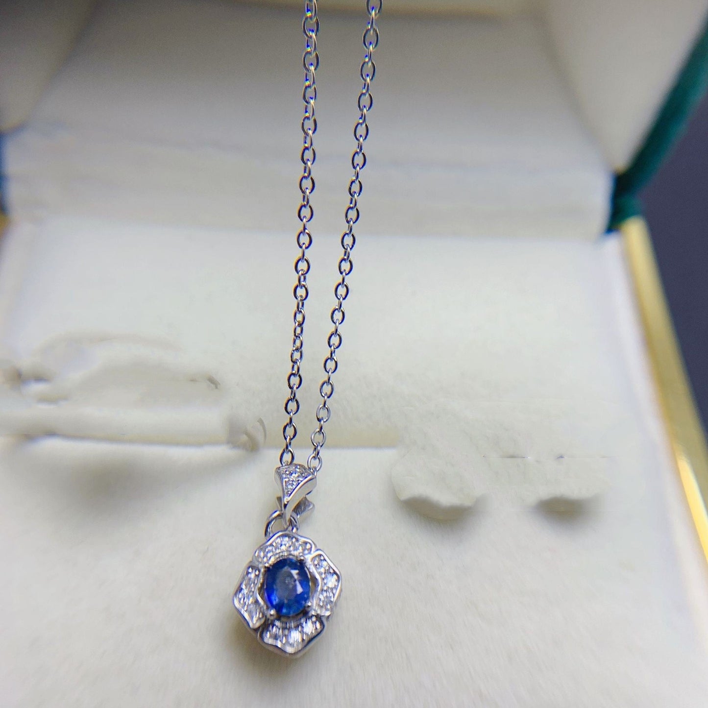 S925 Silver Natural Sri Lankan Sapphire