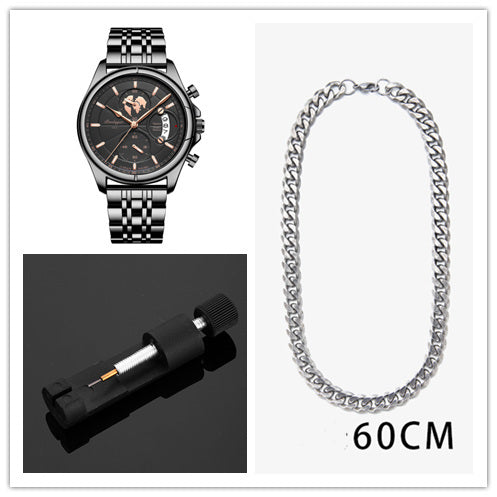 Luminous Waterproof Men's Quartz Watch