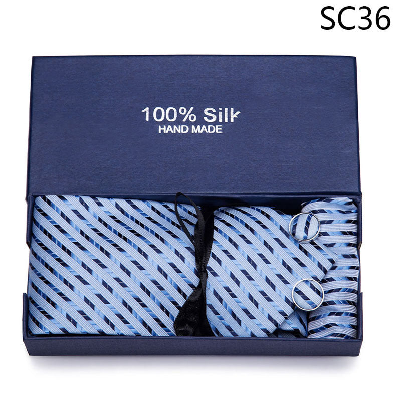 Men's Business Formal Tie Set