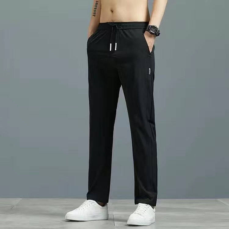 Men's Ice Silk Straight Pants