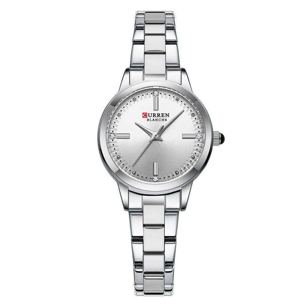 Quartz Rhinestone Steel Watch
