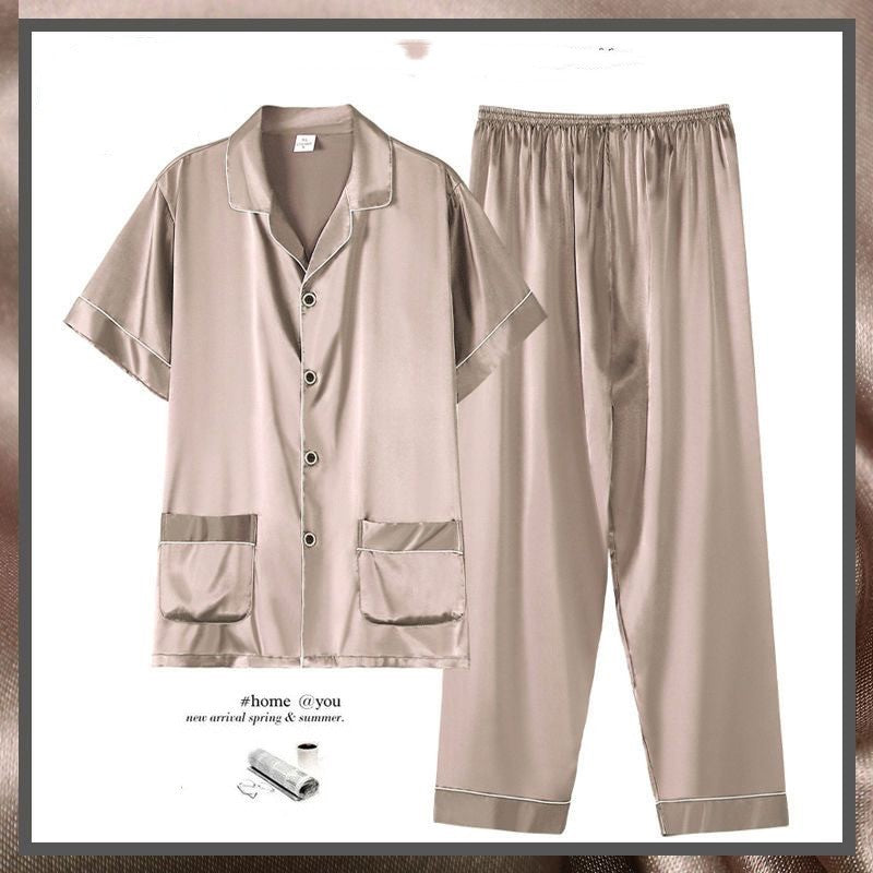 Men's Summer Short Sleeve Thin Suit