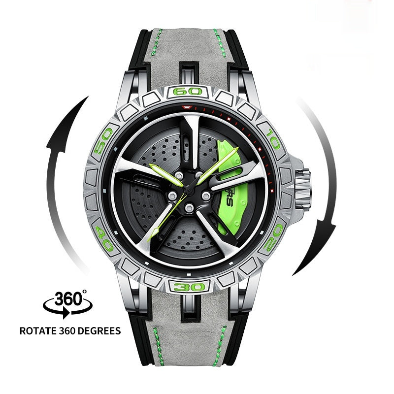 Men’s 3D Hollow Wheel Watch