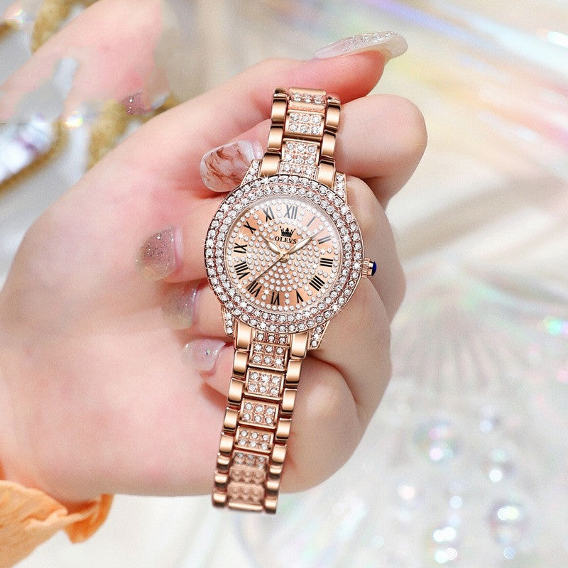 Diamond Trendy Ladies OLEVS Watch