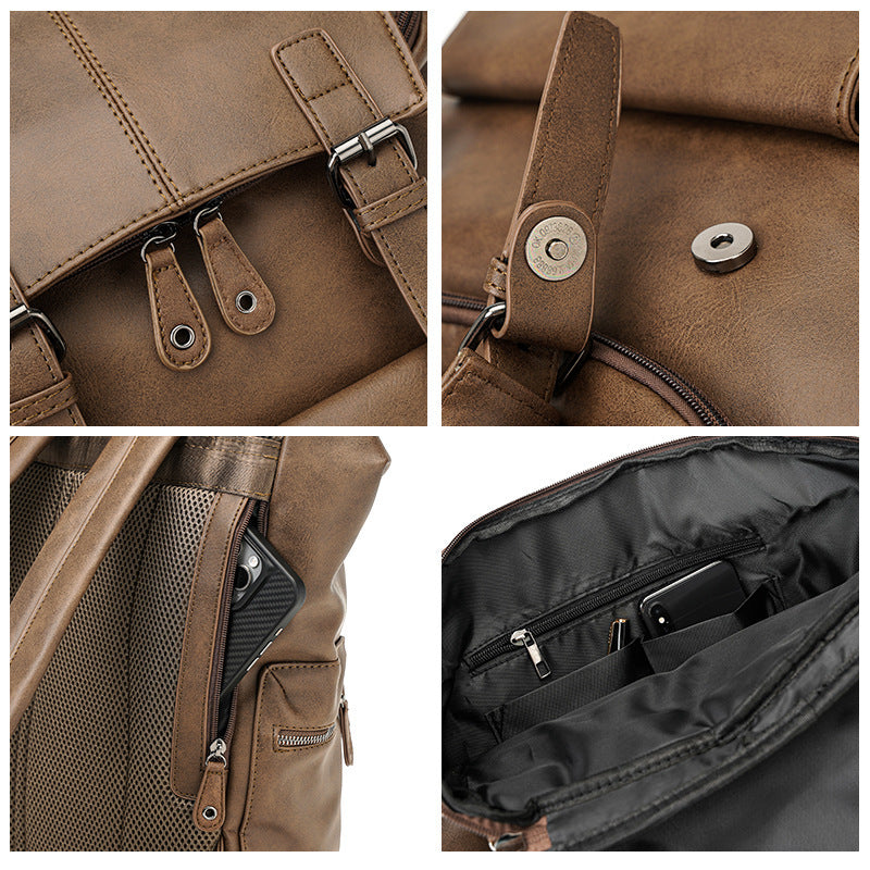 Large Capacity Retro Backpack