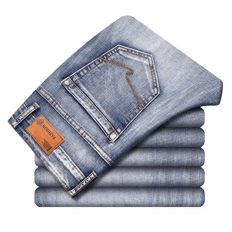 Men's Straight Stretch Jeans