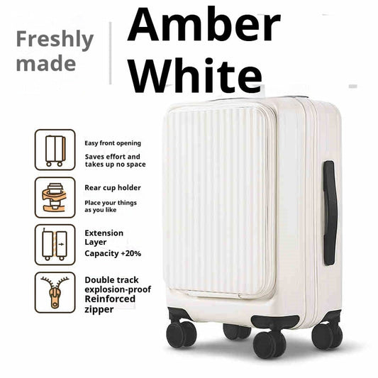 Expandable Multi Lever 20-Inch Suitcase