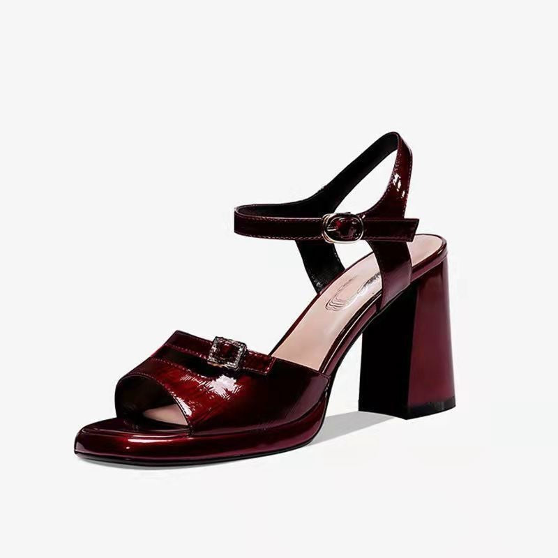 Women’s Leather Platform High Heels