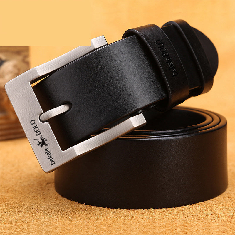 Simple Versatile Men's Pin Buckle Belt
