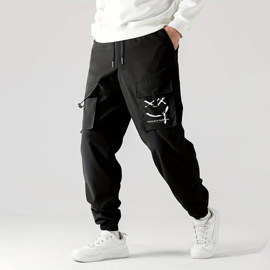 Straight Ankle Tied Wear-resistant Pants