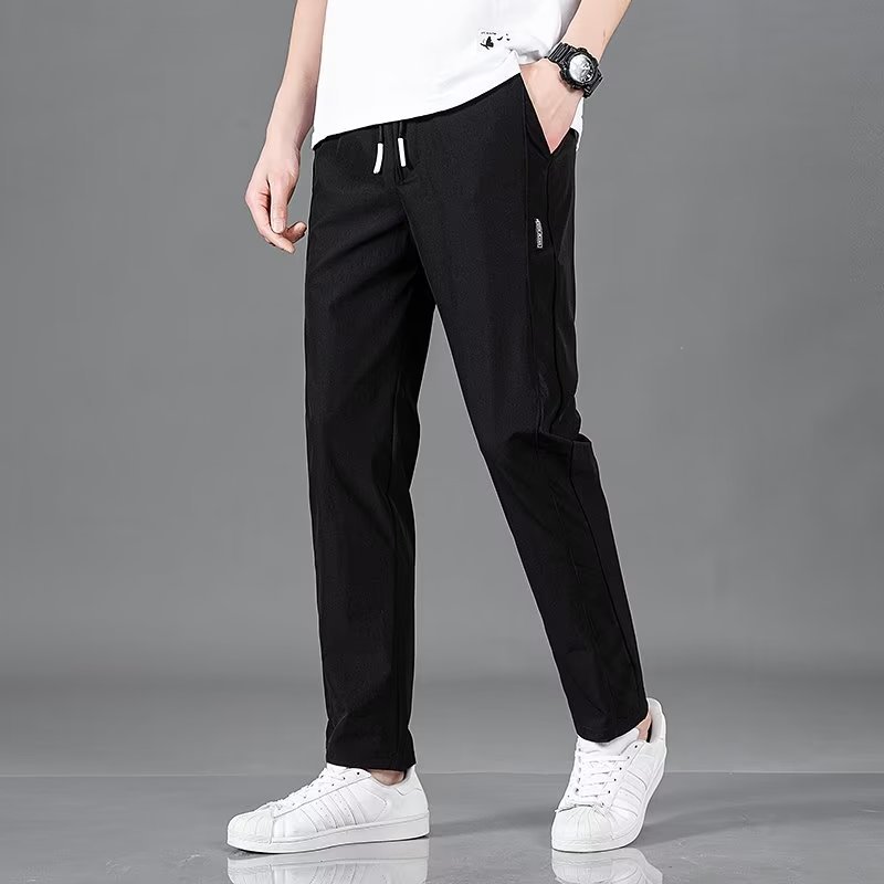 Men's Ice Silk Straight Pants