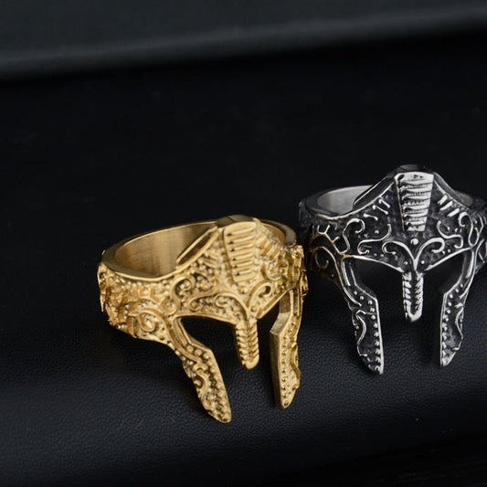Warrior Mask Ring, Fashionable Style