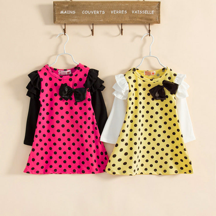 Girls' Polka Dot Princess Dress