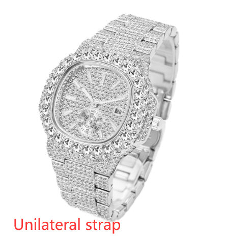 Gold Full Diamond Luminous Business Watch