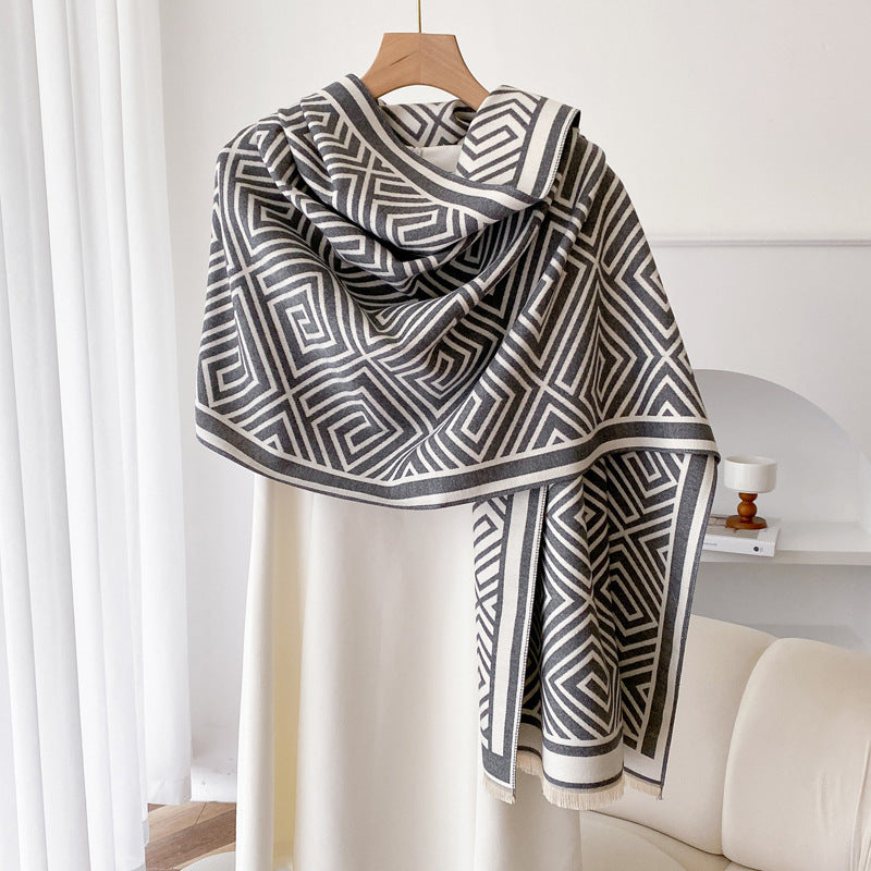 Warm Wool Office Cloak