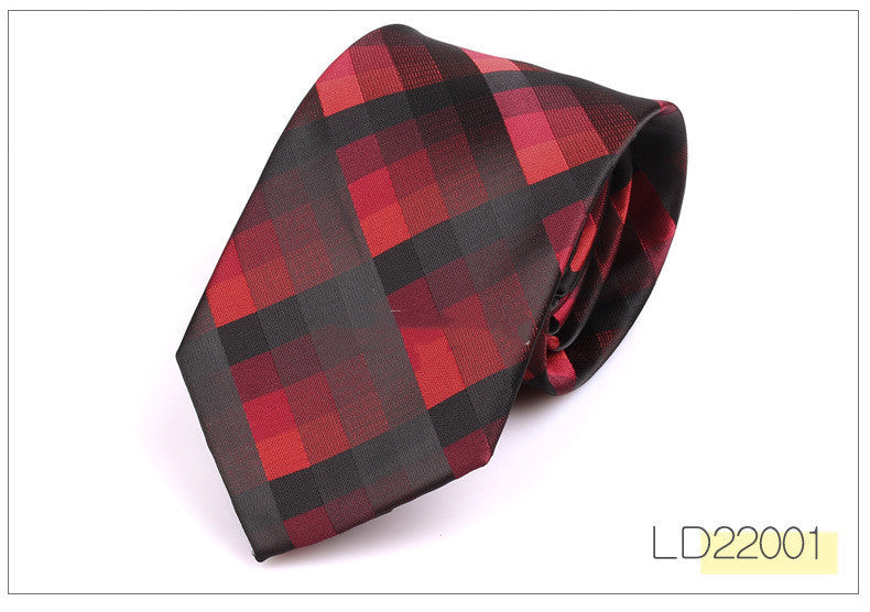 Plaid Ultra-Narrow 7cm Tie Men's Accessories