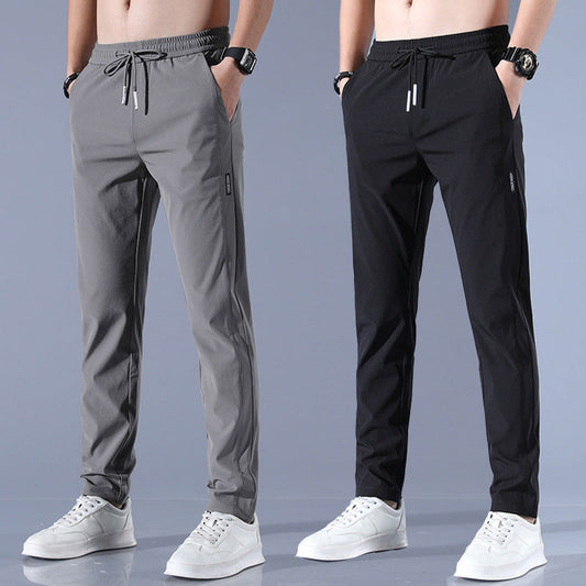 Men's Ice Silk Straight Pants