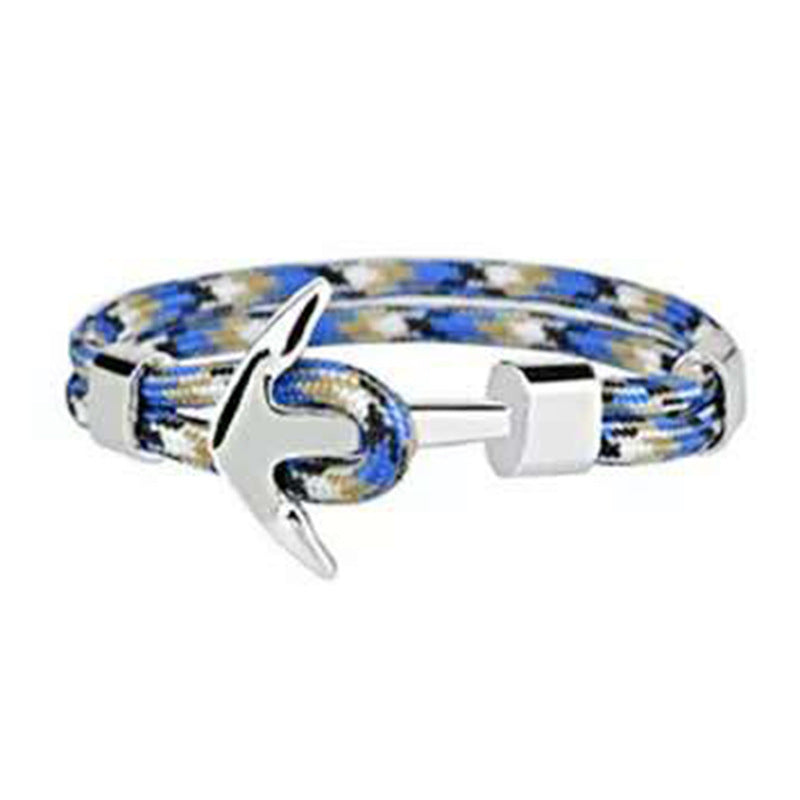 Black Pirate Anchor Hand Strap Bracelet – Gift