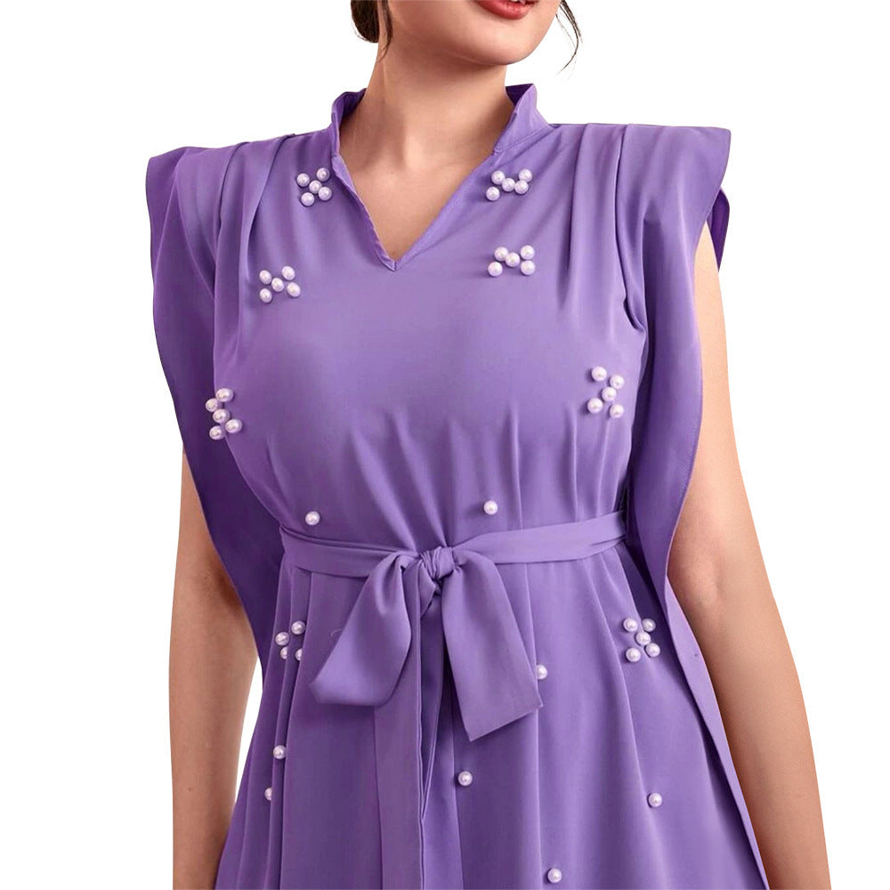 Ruffled Pearl Dress