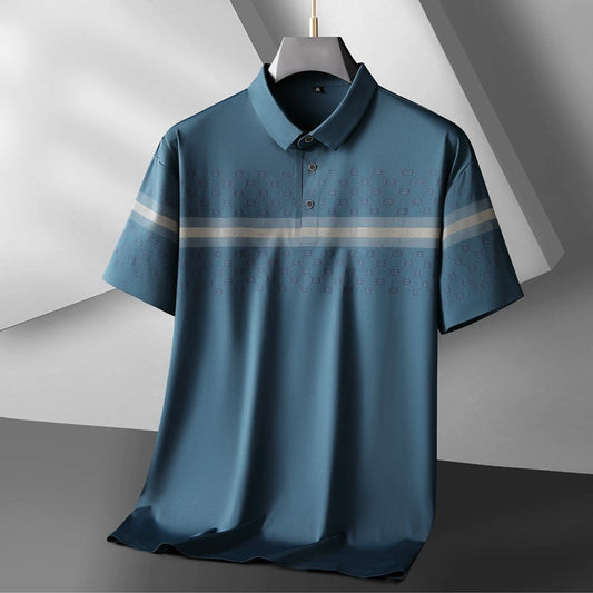 Business Men's Polo Printed Shirt