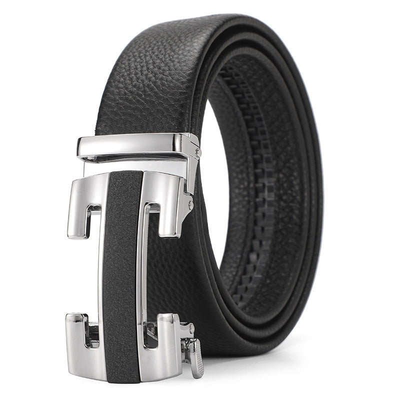 Genuine Leather Automatic Belt