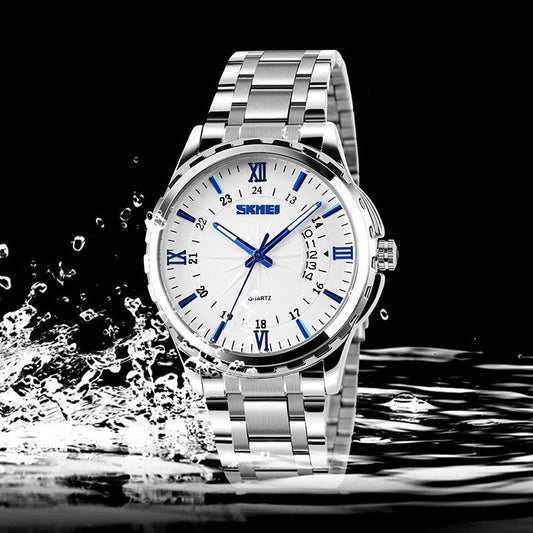 Men’s Steel Belt Waterproof Quartz Watch