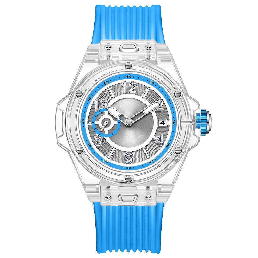 Transparent Luminous Waterproof Watch