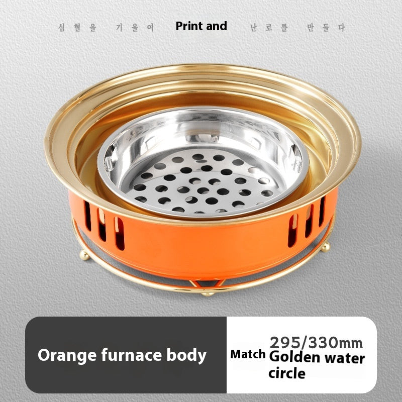 Commercial Round Carbon Barbecue Oven