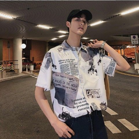 Men's Long Sleeve Shirt Spring Autumn
